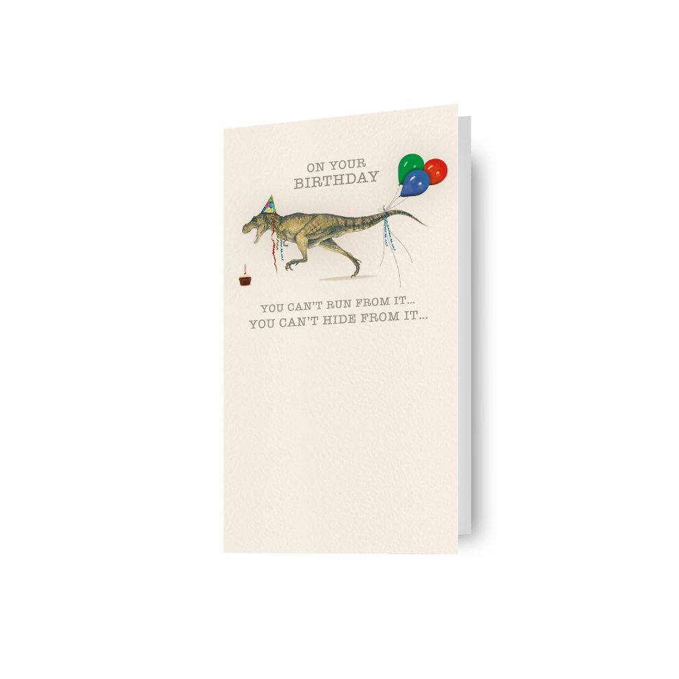Jurassic World Retro Birthday Card