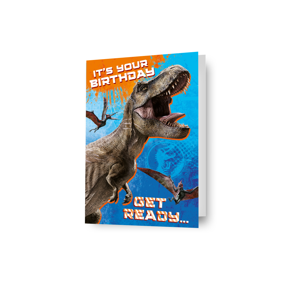 Jurassic World 'It's Your Birthday' Card