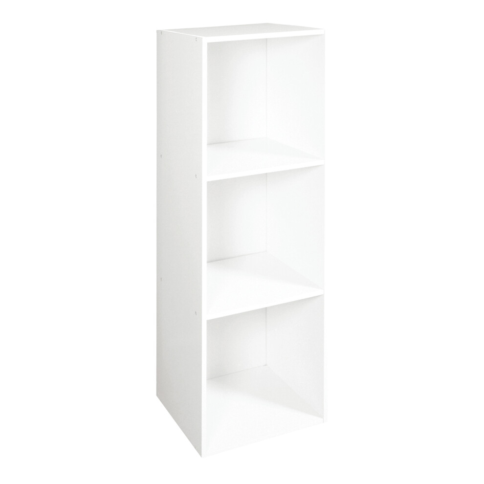 3 Cube Storage Unit Small Bookcase Wooden Storage Cabinets Book Shelf