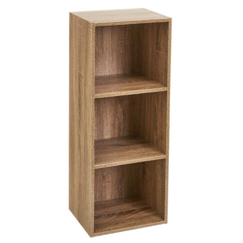 Spot On Dealz 3 Cube Storage Unit Small Bookcase Wooden Storage Cabinets