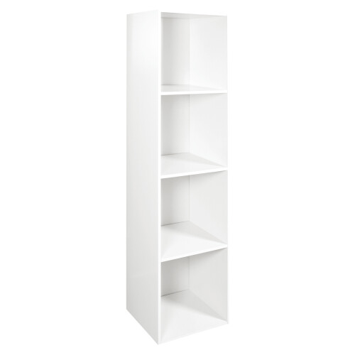 Spot On Dealz 4 Cube Storage Unit Small Bookcase Wooden Storage Cabinets Book Shelf