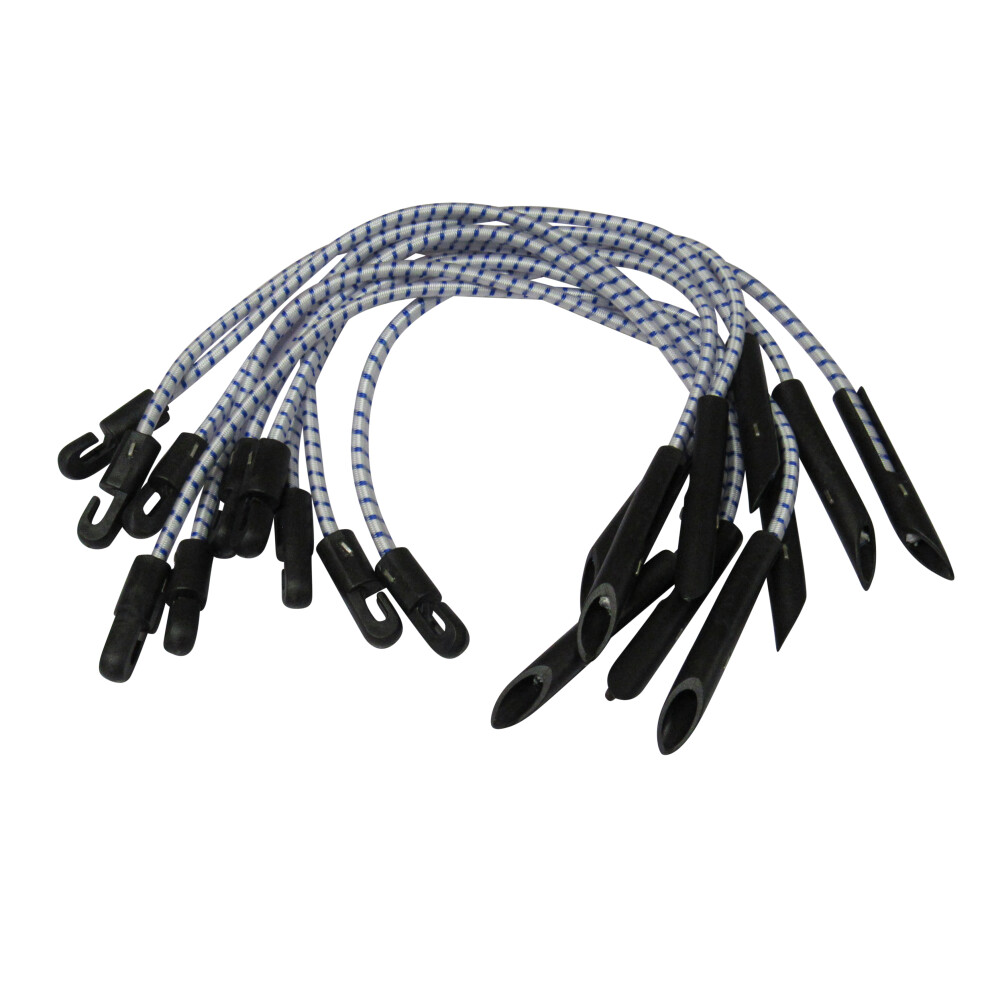 Securefix Direct Elastic Scaffold Toggle Ties X10 (Scaffolding Sheeting Bungee Net) Size 10