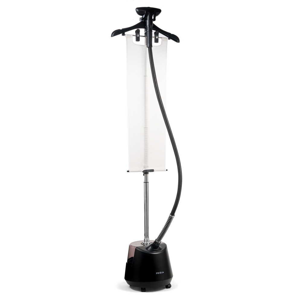 (Black) Fridja f1200 Clothes Steamer Pro, Powerful, Fast