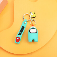 (StyleF) Among Us Keychain Fun Silicone Cartoon Gift For Graduation And Housewarming