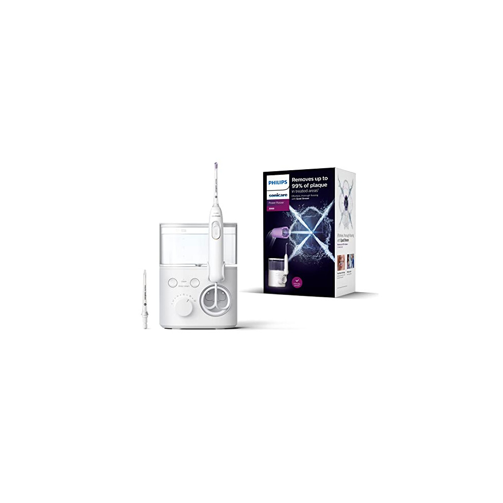 Philips Sonicare Power Flosser 3000 Dental Jet with Quad Stream Technology (Model HX3711/20)