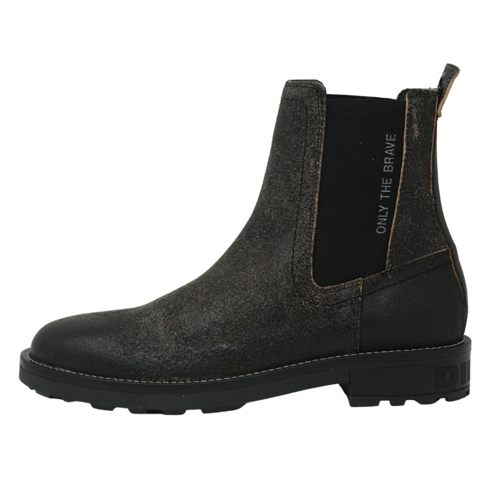 (11) Diesel D-Throuper CB Black Ankle Boots
