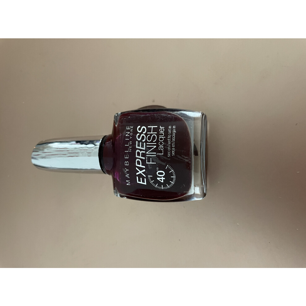 maybelline express finish lacquer - # 550L iced cherry