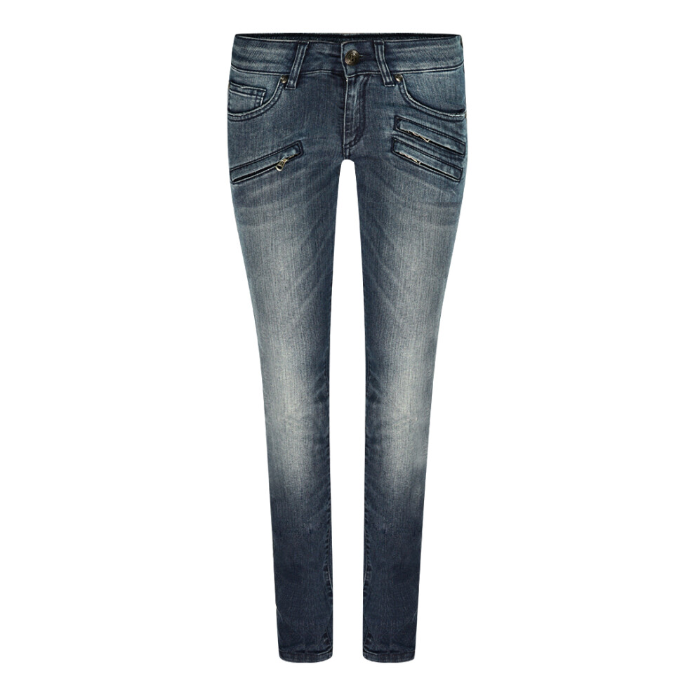 (W25 L32) Balmain FP5359JI363 Blue Jeans