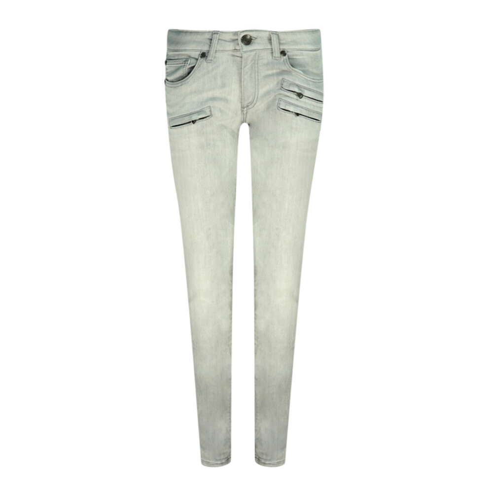 (W25 L32) Balmain FP55205JI5202 Grey Jeans