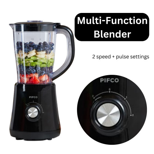 Multi-Function Blender For Kitchen, 500w, 2 speed + pulse, Stainless steel blade 2