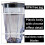 Multi-Function Blender For Kitchen, 500w, 2 speed + pulse, Stainless steel blade 4