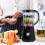 Multi-Function Blender For Kitchen, 500w, 2 speed + pulse, Stainless steel blade 9