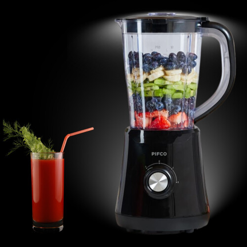 Multi-Function Blender For Kitchen, 500w, 2 speed + pulse, Stainless steel blade