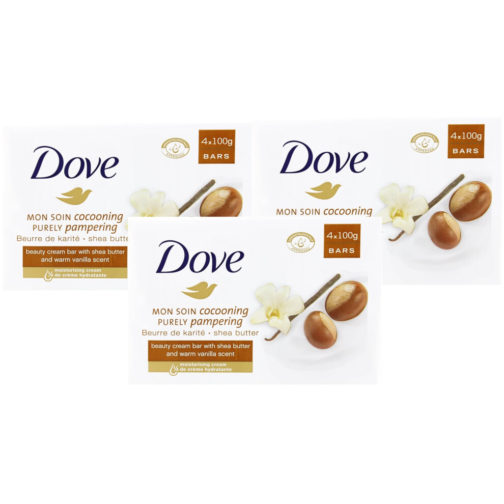 (12x90g) Dove Purely Pampering Shae Butter Beauty Bar