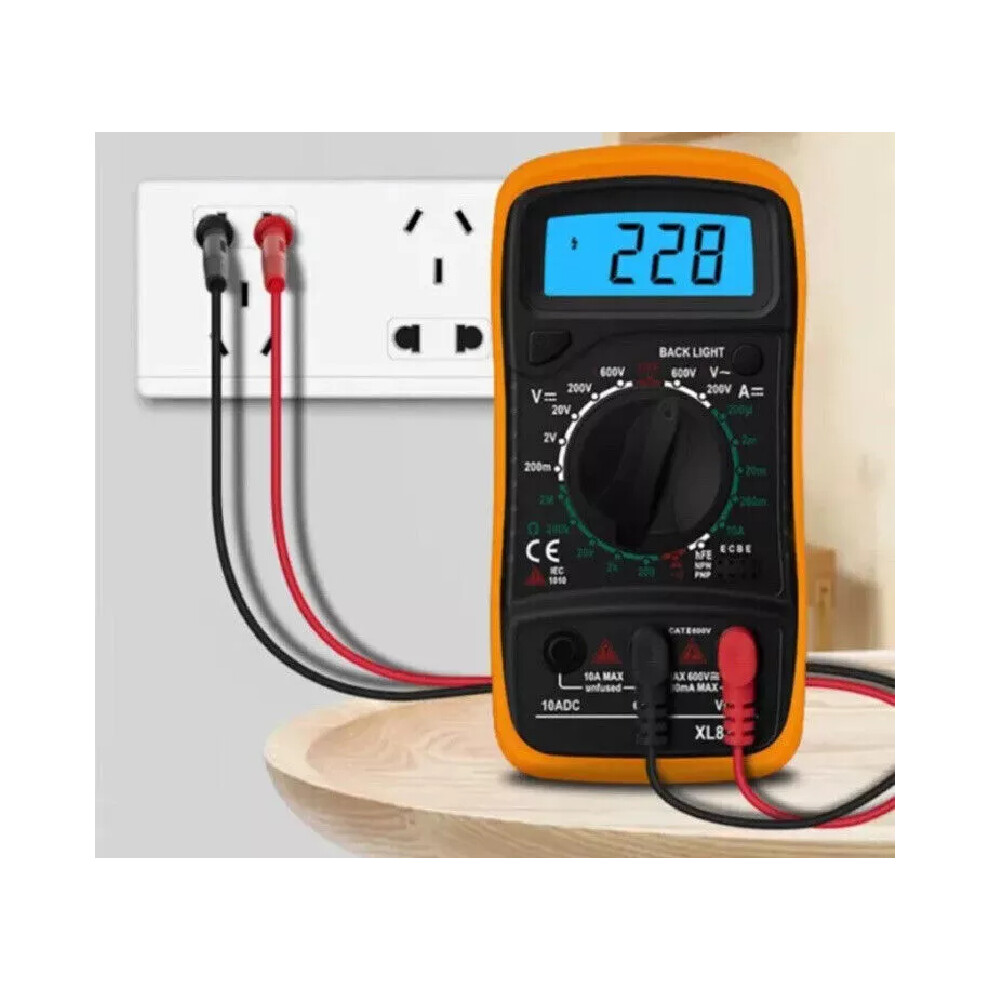 Professional Digital Multimeter Voltmeter Ohmmeter Ammeter Multi Tester Meter