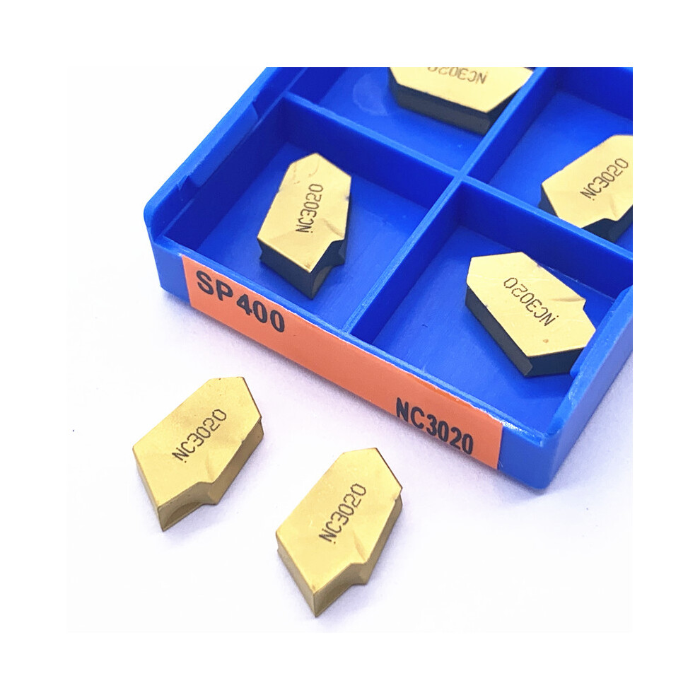 (100Pcs, Sp400 Nc3020) Grooving Inserts Sp200 Sp300 Sp400 Pc9030 Nc3020 Nc3030 Grooving Carbide Inserts Sp 300 Lathe Tools Turning Insert 9431138820153