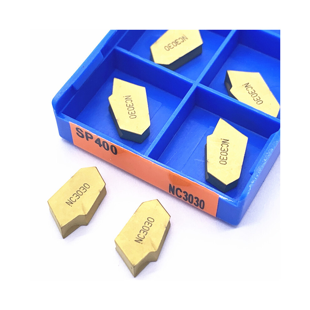 (100Pcs, Sp400 Nc3030) Grooving Inserts Sp200 Sp300 Sp400 Pc9030 Nc3020 Nc3030 Grooving Carbide Inserts Sp 300 Lathe Tools Turning Insert 9431138820160