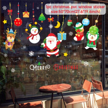 (sticker 30) Christmas Window Sticker Merry Christmas Decorations For Home Cristmas Ornament
