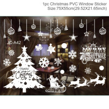 (sticker 27) Christmas Window Sticker Merry Christmas Decorations For Home Cristmas Ornament