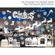 (sticker 5) Christmas Window Sticker Merry Christmas Decorations For Home Cristmas Ornament