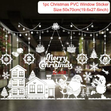 (sticker 31) Christmas Window Sticker Merry Christmas Decorations For Home Cristmas Ornament