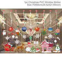 (sticker 17) Christmas Window Sticker Merry Christmas Decorations For Home Cristmas Ornament