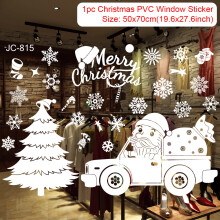 (sticker 39) Christmas Window Sticker Merry Christmas Decorations For Home Cristmas Ornament