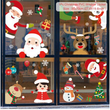 (sticker 22) Christmas Window Sticker Merry Christmas Decorations For Home Cristmas Ornament