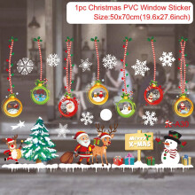(sticker 18) Christmas Window Sticker Merry Christmas Decorations For Home Cristmas Ornament