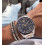 Armani ARMANI MEN'S WATCH AR8030 GOLD & SILVER STRAP BLUE DIAL SILVER CASE 1