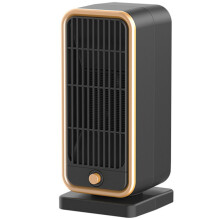 (black, us) 500W Portable Ceramic Space Heater for Indoor Use Electric Heater Fan Fast Heating with Thermostat