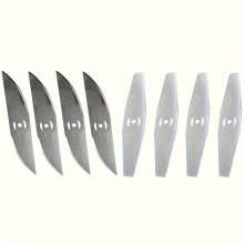 (8pcs Mixed-15.24 cm) Battery-Powered Brush Cutter Replacement Blades, Pack of 8, Durable Hard Alloy Weed Trimmer Heads