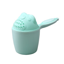 (Green) Cute Cartoon Baby Shower Shampoo Cup Kids Bathing Toys