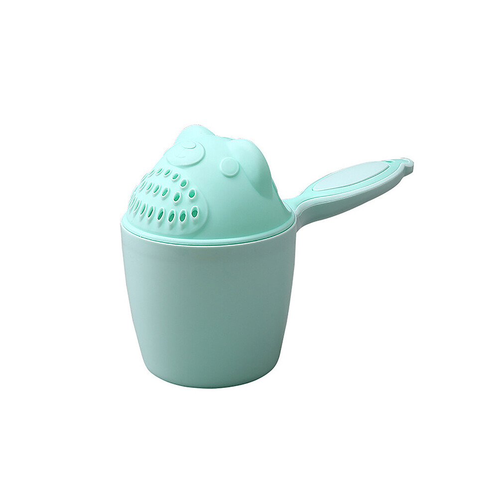 (Green) Cute Cartoon Baby Shower Shampoo Cup Kids Bathing Toys