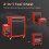 Costway 6 Drawers Rolling Tool Chest High Capacity Tool Storage Cabinet 2