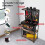 Casart Tool Storage Workbench w/Pegboard Tool Work Table w/Shelves Drawer 5