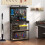 Casart Tool Storage Workbench w/Pegboard Tool Work Table w/Shelves Drawer 4