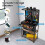 Casart Tool Storage Workbench w/Pegboard Tool Work Table w/Shelves Drawer 6