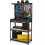 Casart Tool Storage Workbench w/Pegboard Tool Work Table w/Shelves Drawer 1