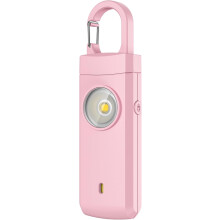 (Pink) Rechargeable Personal Alarm for Women, Siren Alarm Christmas Birthday Gift for Daughter