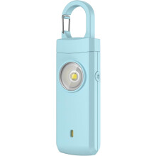 (Blue) Rechargeable Personal Alarm for Women, Siren Alarm Christmas Birthday Gift for Daughter
