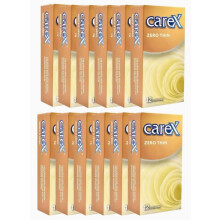 Zero Thin Condoms Durable, Reliable And Long-Lasting, Smooth, Parallel-Sided, Pack Of 12 Boxes