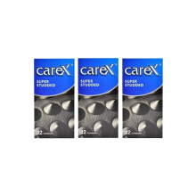 Super Studded Condoms, Durable, Reliable And Long-Lasting, Pack Of 3 Boxes