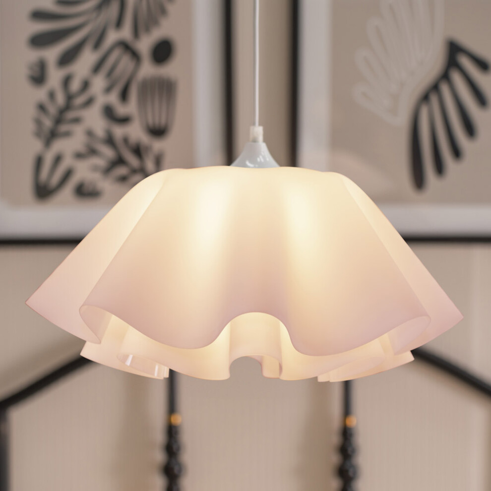 Kumo White Acrylic Pendant Light