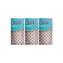 Dotted Condoms, Reliable And Long-Lasting, Smooth, Pack Of 3 Boxes (36 Count)