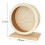 (M) Wooden Hamsters Exercise Wheel Silent Smooth Running Pet Eco Friendly Decor 1