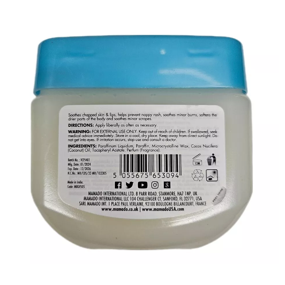 Mamado Baby Guard Petroleum Jelly With Coconut 13.02 Oz/ 374G