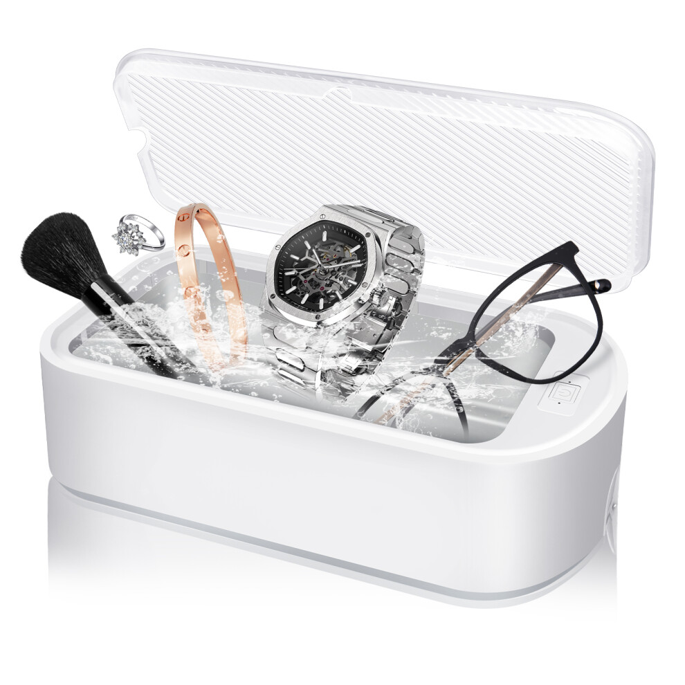 Youseahome 40W Ultrasonic Cleaner 650Ml Large Capacity 48000Hz Ultrasonic Cleaner Machine For Cleaning Watches, Eyeglasses Jewelry And Makeup Brushes