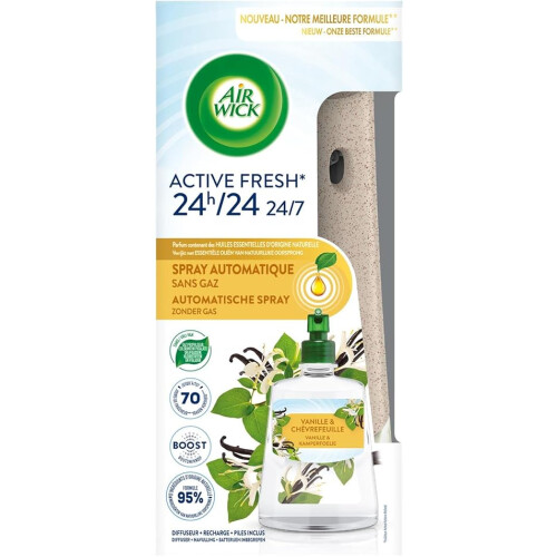 Air Wick Air Wick 24/7 Active Fresh Aerosol Free Automatic Spray vanilla & Honeysuckle