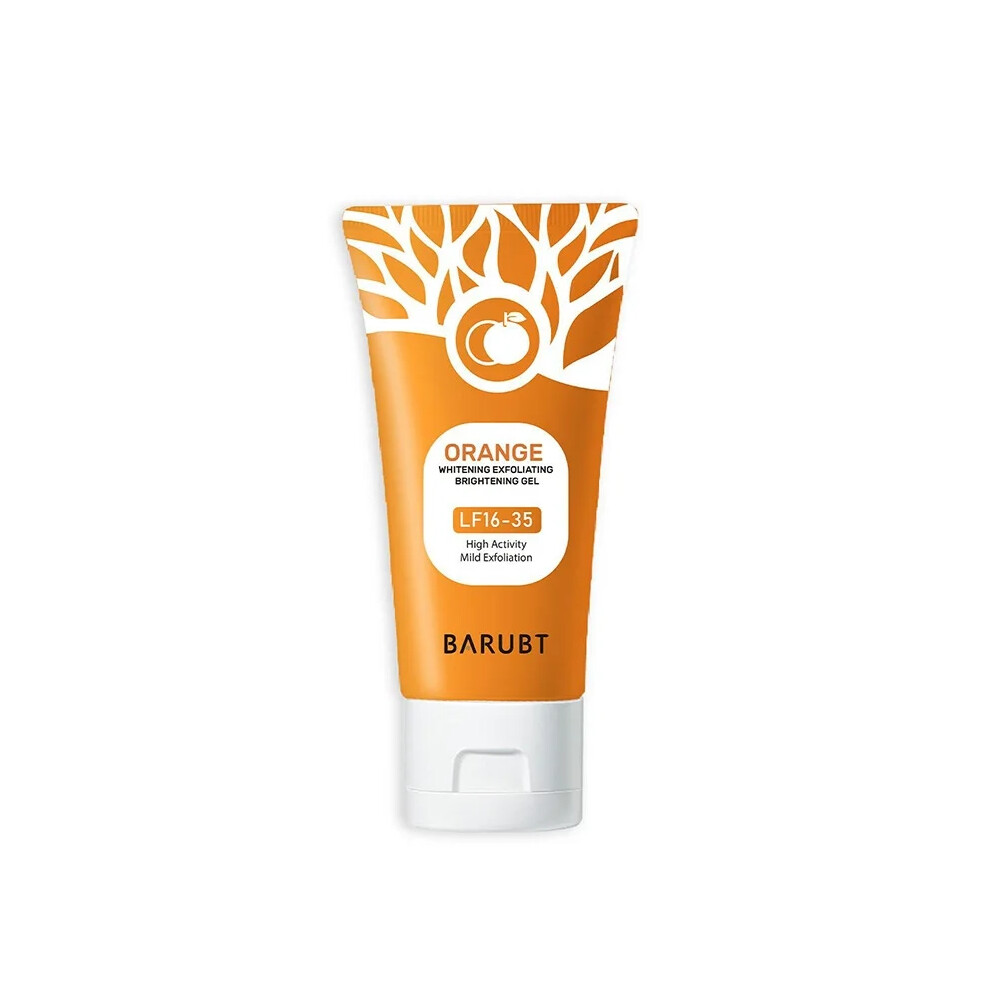 Orange 50G Exfoliating Gel For Facial Body Gentle Scrub Body Cleansing Gel Scrub Skin Cleaning Dead Skin Remover